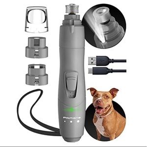 Dog Nail Grinder with LED Light, Rechargeable Dog Nail Grinder